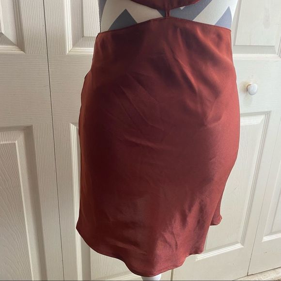 Sky to the Moon Brown Cut-Out Mini Dress - Picture 5 of 13